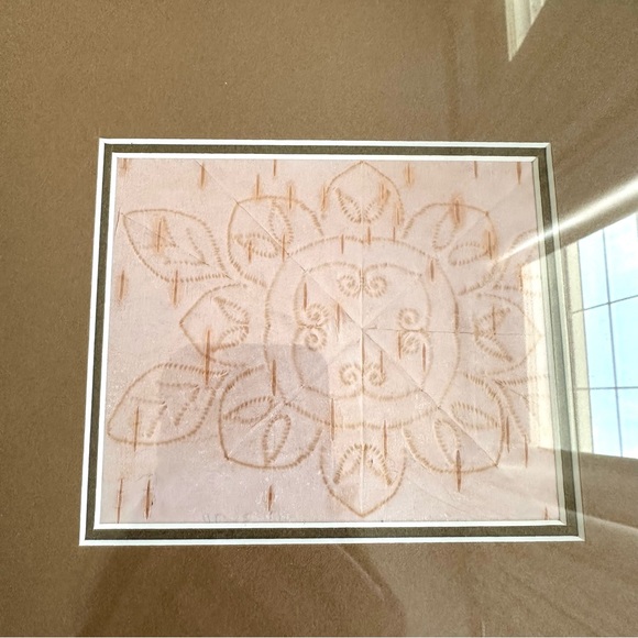 Vintage Birch Bark Art in Frame - Picture 4 of 6